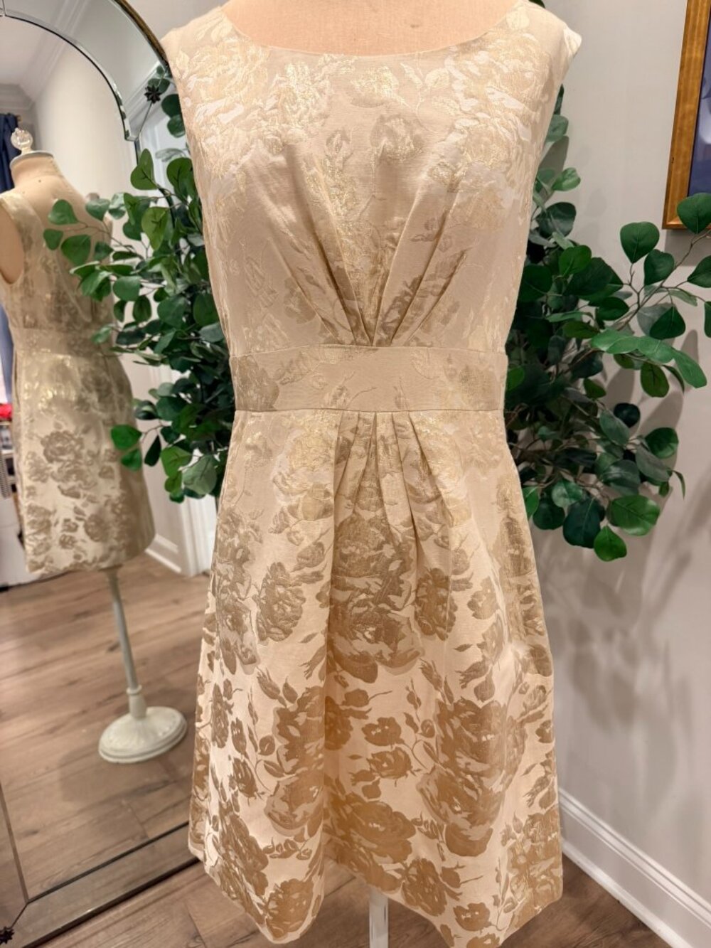 Kate Spade Gold Floral dress
